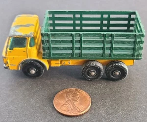 Vintage- Matchbox Lesney- No. 4- Stake Truck- Fair- Yellow - Picture 1 of 5