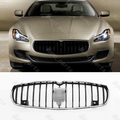 ABS Chrome Front Bumper Radiator Grille For Maserati Quattroporte 2014-2017🔥 - Изображение 1 из 4