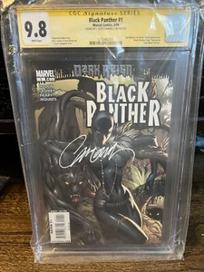 Black Panther #1 ⭐ CGC 9.8 SS SIGNED CAMPBELL ⭐ 1st Shuri as Black Panther! 2009 - Bild 1 von 2