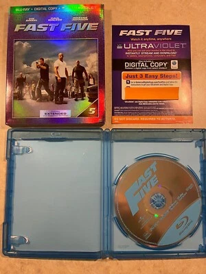 Fast & Furious 5 Five Blu-ray +DVD+Code, 2-Disc Set, Extended Edition Slipcover - Image 1 of 4