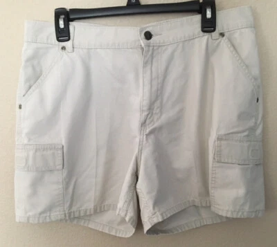 Pantalones cortos cargo Riders caqui para mujer talla 14M Foto 1 de 4