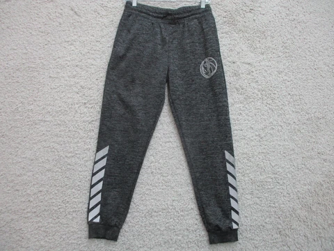 Dallas Mavericks Pants Extra Large Youth Gray Joggers Pockets Stretch Logo Boys Cover