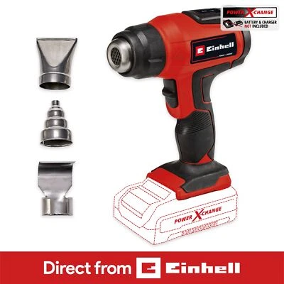 Einhell Cordless Heat Gun 550C Hot Air 18V TE-HA 18 Li Power X-Change BODY ONLY - Image 1 of 4