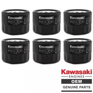 Genuine OEM Kawasaki 49065-0721 Oil Filter - 6 PACK - Picture 1 of 2