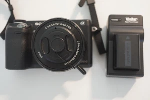 Exzellent Sony NEX-6 W / Oled Evf Spiegellose Digital Kamera Mit / Epz 16-50mm - Bild 1 von 11