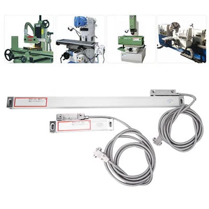 (200400mm)Digital Readout DRO 2 Pcs Lathe Linear Scale 2AE/3AE Axis Readout - Picture 1 of 11