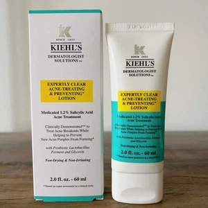 Kiehl’s Expertly Clear Moisturizer for Acne Prone Skin Salicylic Acid - 2oz NIB - Picture 1 of 3