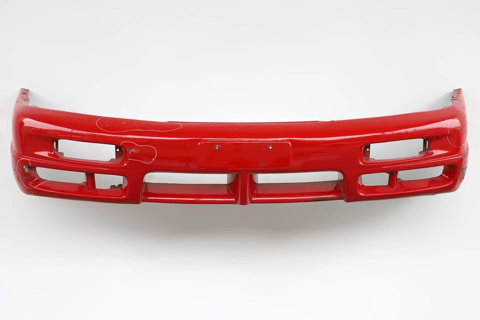 Nissan 240SX 97-98 Front, Bumper Face Cover, Red F2022-81F25, OEM, 1997, 1998 - Image 1 of 4