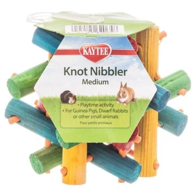 Kaytee Knot Nibbler Small Pet Chew Toy to Help with Tooth Growth - Image 1 of 2
