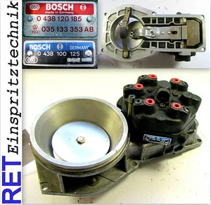 Luftmassenmesser 0438120185 BOSCH mit Mengenteiler 0438100125 Audi VW - Picture 1 of 3