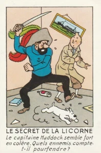 TINTIN vignette publicitaire le secret de la licorne - Imagen 1 de 2