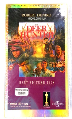 The Deer Hunter:VHS[2],Widescreen,Sealed,Watermarked NEW! - Image 1 of 2