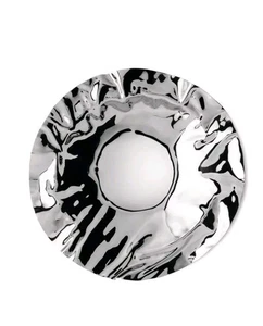 Alessi Port Korb Ensemble Kollektion Lluís Clotet 14 Zoll rund Wellen Design - Bild 1 von 10