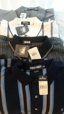 Ashworth Polo Ralph Lauren NUEVO Polo de Golf para Hombres 2XL Lote de 4 Foto 1 de 4