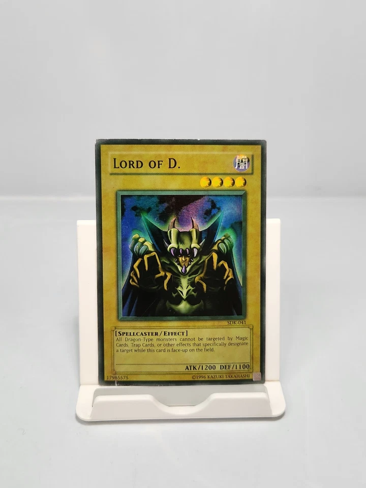 Lord of D. SDK-041 Super Rare Unlimited Yugioh Faded Misprint - Image 1 of 4