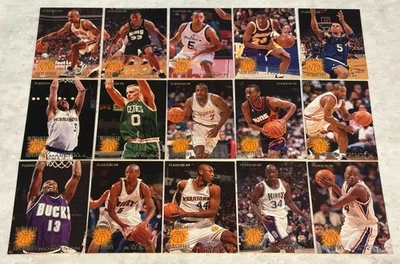 1995-96 Fleer Rookie Sensation 15-card Insert Set! Looks Mint+! Hill Jones Kidd! - Image 1 of 4