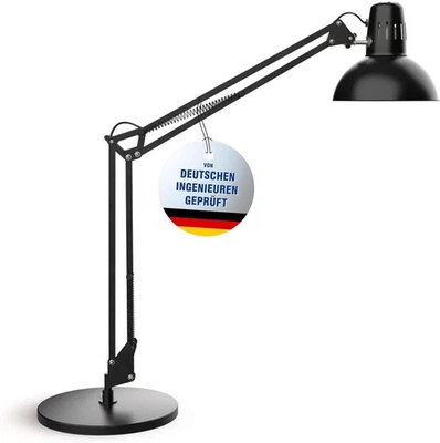 MAUL LED Schreibtischlampe MAULstudy Verstellbare Stehlampe Gelenkarm 8230490 bk - Bild 1 von 3