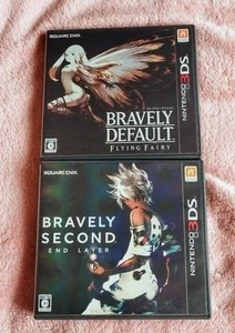 Nintendo 3DS Bravely Default Flying Fairy & Bravely Second End Layer set Japan - Picture 1 of 3