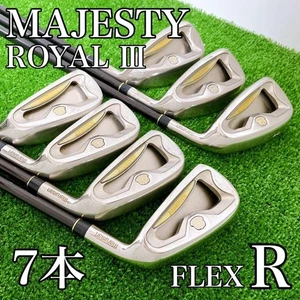 Maruman MAJESTY ROYAL III Irons #4-9,Pw(7Clubs)/Genuine carbon/Flex:Regular - Picture 1 of 10