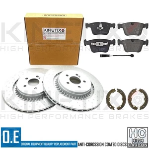 FOR MERCEDES S63 S65 CL63 CL65 AMG REAR BRAKE DISCS PADS BRAKE SHOES WIRE 365mm - Picture 1 of 6