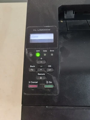 Brother HL-L5200DW Monochrome Laser Printer with Toner, Drum, Fuser 3300 Prints  - Image 1 of 4