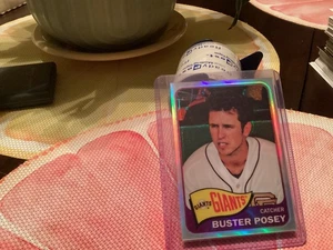2014 Topps Heritage Buster Posey Refractor #149 Fantastic 143/565 - Bild 1 von 4