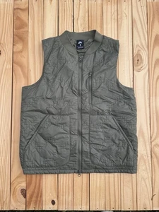Nike Sb Weste Herren mittelgrün gesteppt durchgehender Reißverschluss ärmellos Outdoor Utility Puffer - Bild 1 von 9