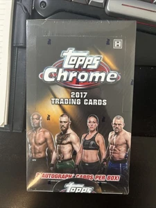 2017 Topps UFC Chrome Hobby Box Factory Sealed Debut 1st Year  - Bild 1 von 3