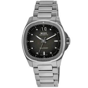 Neu Mido Multifort TV Big Date graues Zifferblatt Stahl Herrenuhr M049.526.11.081.00 - Bild 1 von 4