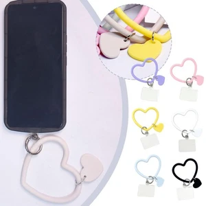Silicone Keychain Bracelet Love Heart Anti-drop Anti-loss Wrist Strap Brac hot' - Foto 1 di 15