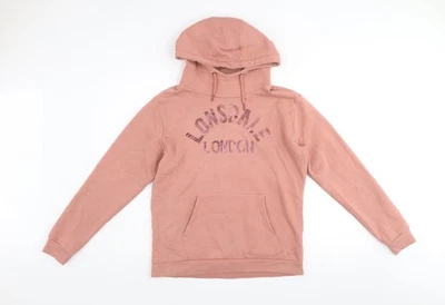 Lonsdale London Women's Pink Pullover Hoodie Size 12 Cotton Blend - Image 1 of 4