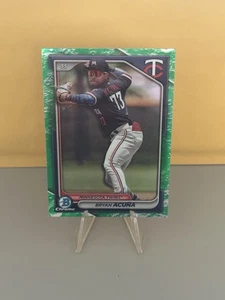 2024 Bowman - Chrome Prospects Bryan Acuna #BCP-4 Lunar Glow Refractor - Bild 1 von 2