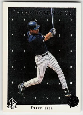 1998 SP Authentic #SD41 Derek Jeter BASEBALL New York Yankees - Image 1 of 2