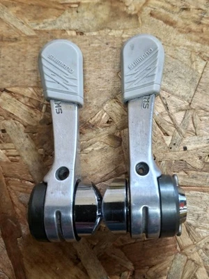 VINTAGE SHIMANO SL-A400 BRAZE ON 7SPD  DOWN TUBE GEAR LEVER / SHIFTERS.  - Image 1 of 4