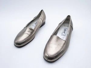 Gabor Zapatos de Mujer Loafer Mocasines Schlupfschuh G Oro 37,5 Eu Tipo 35714-99 - Imagen 1 de 5