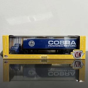 M2 Machines Auto Haulers 1956 Ford C-500 COE & Shelby Cobra Trailer New In Box - Picture 1 of 8