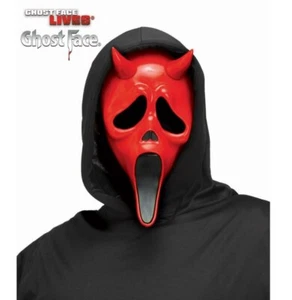 Maschera viso fantasma ufficiale SCREAM DEVIL Sindone maschera Halloween morto alla luce del giorno 14+ - Foto 1 di 2