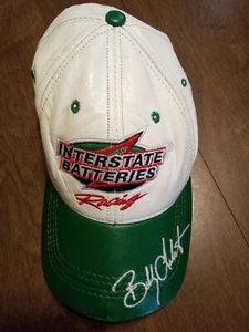 Interstate Batteries NASCAR Racing #18 Bobby Labonte Adjustable Back Leather Cap - Bild 1 von 6