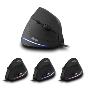 T-20 Mouse Wired Vertical Mouse Ergonomic Rechargeable 4 3200 DPI Optional P0W1 - Picture 1 of 12