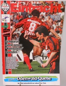 Eintracht Frankfurt gegen FC Schalke 04 Magazin Programm Bundesliga 04.05.1996 - Bild 1 von 2