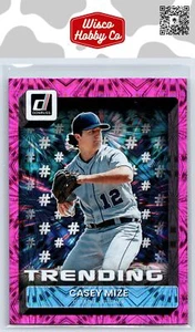 2022 Donruss Trending Pink Fireworks Casey Mize T-10 Detroit Tigers - Picture 1 of 2