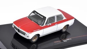 BMW ALPINA 2002 Tii WHITE/RED 1972  -  1:43 SCALE - IXO - Picture 1 of 4