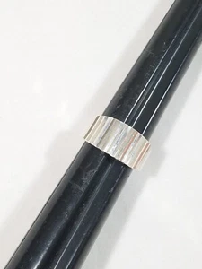 Signed DC 925 Silver Ribbed Domed Ring Sz 9-9.25 #JWR13390524 - Picture 1 of 7