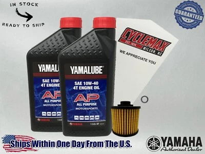 Kit de cambio de aceite Cyclemax Standard Yamalube para Yamaha V STAR 250 2008-2025 Foto 1 de 4