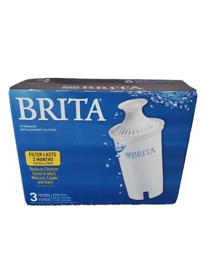 Brita Pitcher Replacement Filters - 3 Pack, white (for most Brita Pitchers) - Image 1 of 4