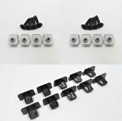 ¡8 TORNILLOS/TUERCAS PARA LÁMPARA TRASERA Y 10 CLIPS PARA PARACHOQUES! SE ADAPTA A CAMARO CORVETTE SILVERADO ETC Foto 1 de 4