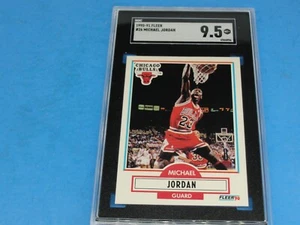 1990-91 Fleer Basketball #26 Michael Jordan Chicago Bulls SGC 9.5 💎🏀 - Picture 1 of 3