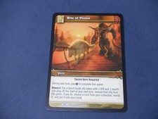 Rite of Vision  Rare World of Warcraft TCG WOW HC2995