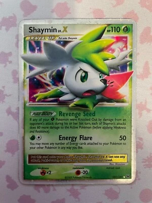 Shaymin LV. X | 127/127 | Platinum Base Set | Pokemon Card | 2009 - LP - Image 1 of 2