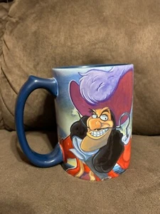Disney's Keramik Bösewicht-großer Kaffeebecher-Captain Hook & Mr. Smee-12 Unzen-Neu mit Etikett - Bild 1 von 2